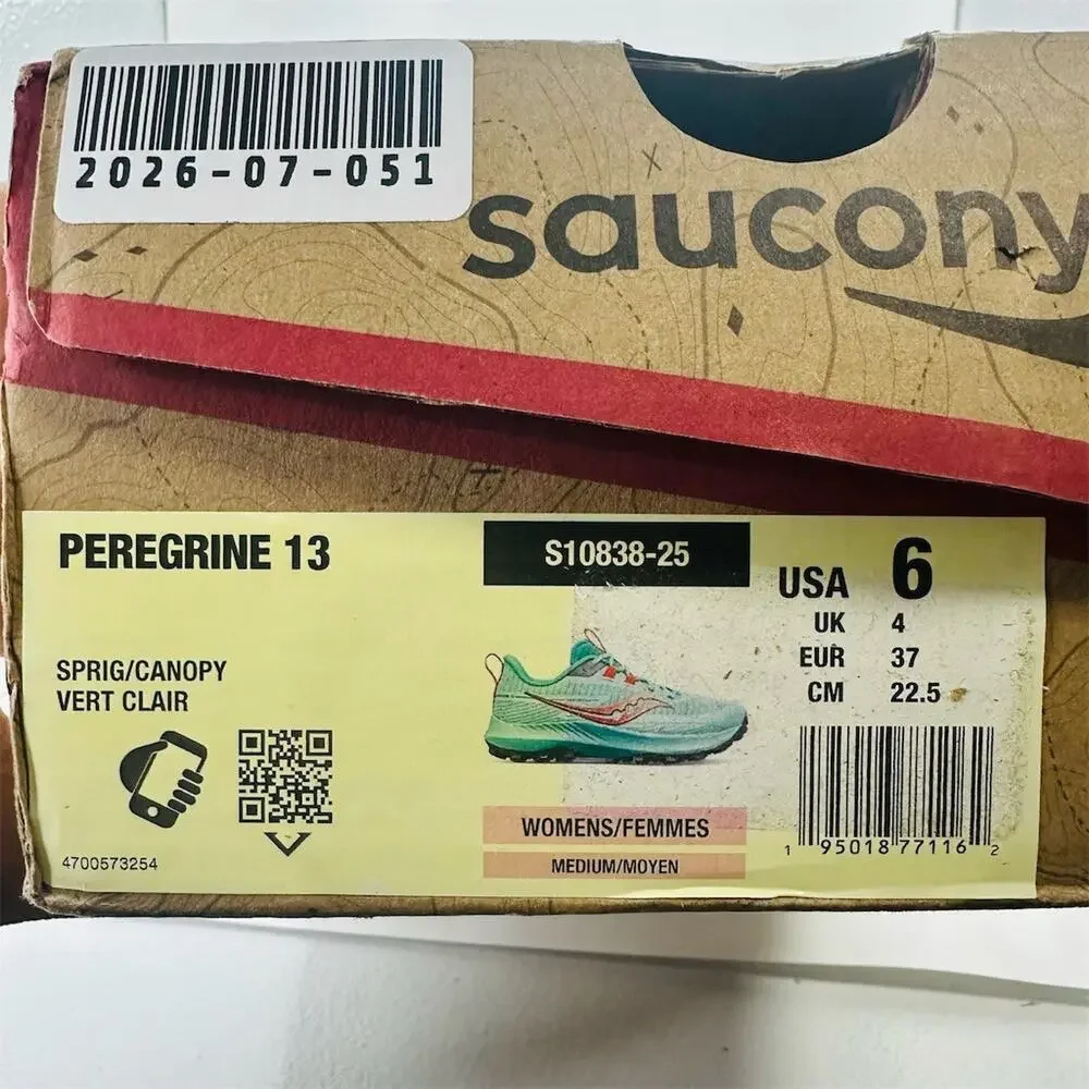 Saucony Peregrine 13 Trail Running Shoes Spring Canopy | Women’s Size 6 US | New
